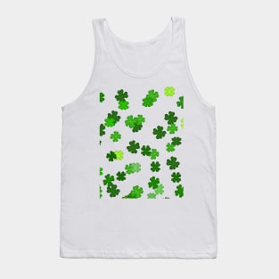 Shamrocks Falling - Pattern for Saint Patricks Day Tank Top